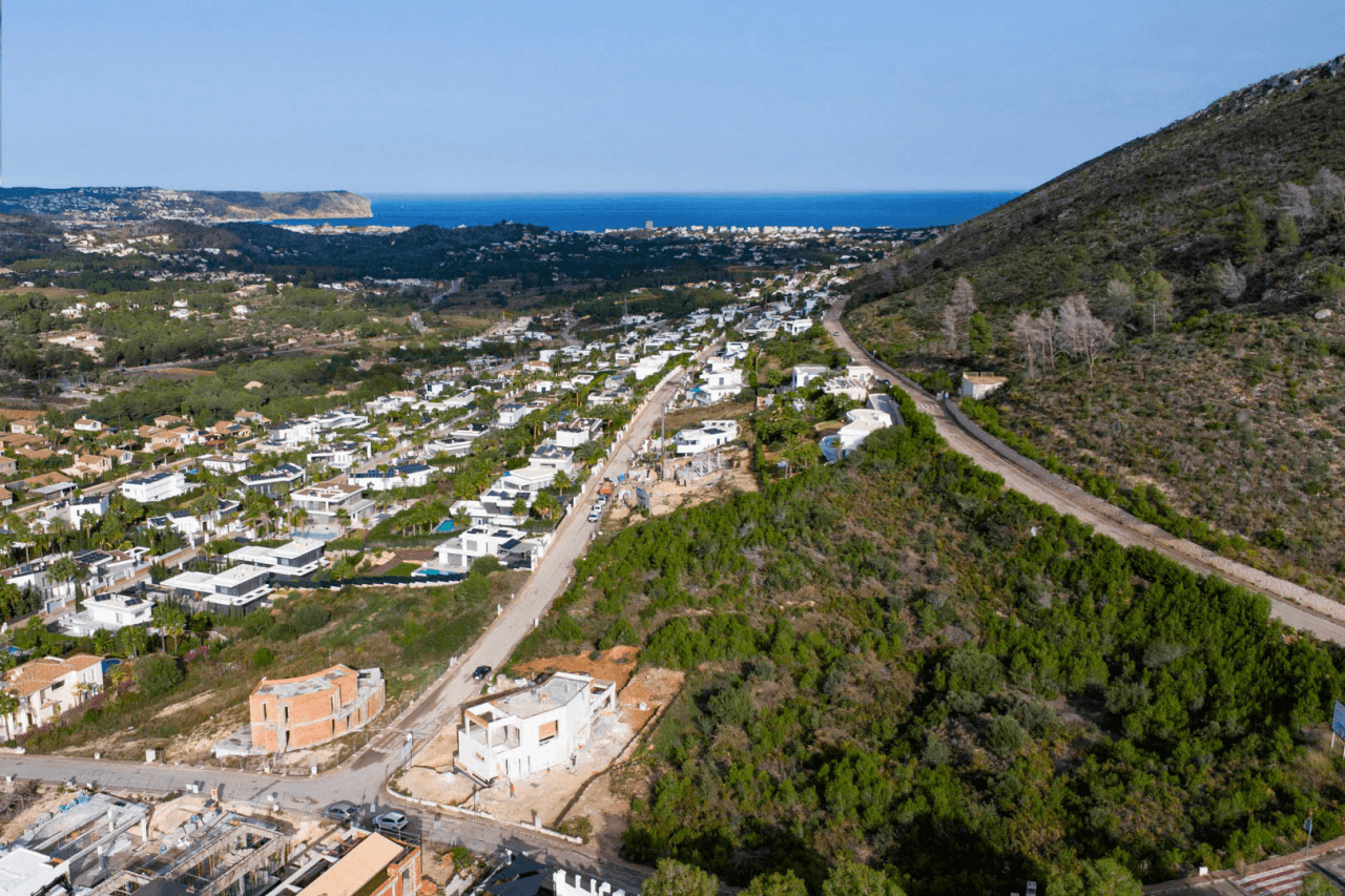 4603JAV Terrain avec vue sur mer, libre de toute construction, à vendre à Jávea